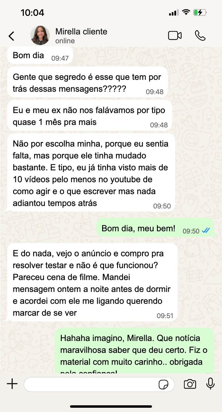 Cliente conta que mandou a mensagem antes de dormir e ele ligou de manhã