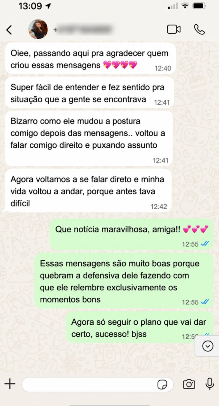 Cliente agradece