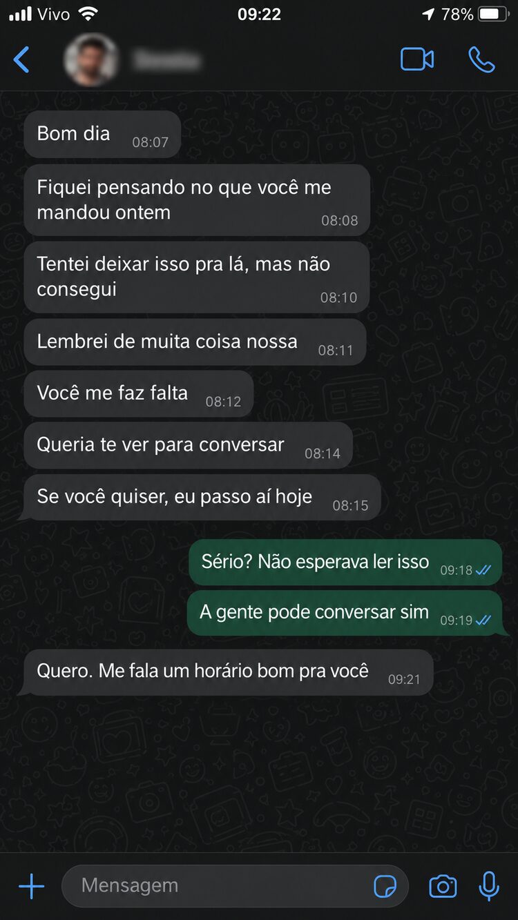 Você me faz falta
